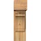 Ekena Millwork Olympic Block Rough Sawn Bracket w/ Offset Brace, Western Red Cedar, 8"W x 18"D x 26"H BKT0806X18X26OLY05RWR - alternate 3